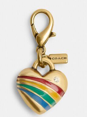 Coach Brand New DIY Heart Charm CCX68 𝐒𝐨𝐥𝐝 𝐎𝐮𝐭 𝐀𝐜𝐫𝐨𝐬𝐬 𝐂𝐨𝐚𝐜𝐡